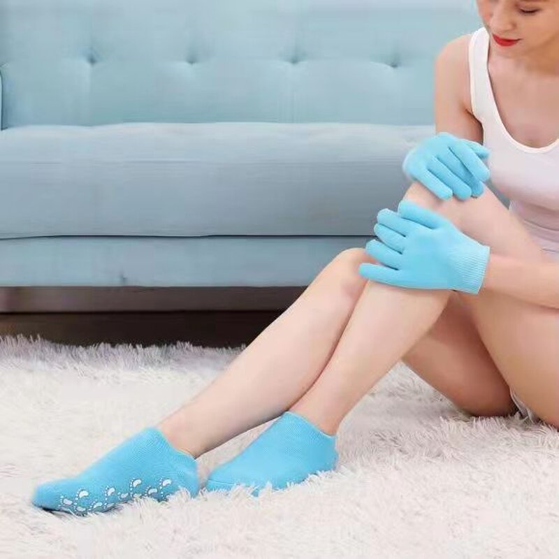 Gel Touch Screen Gloves Manufacturer - Moisturizing Spa Gloves Dry Cracked