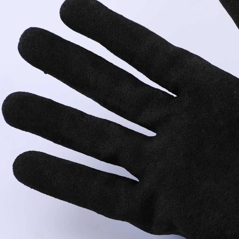 Nitrile Sandy Gloves Supplier - Cut Resistant Grey Black Shell Hppe