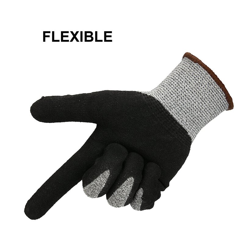 PU Coated Gloves Manufacturer - White Anti-Slip Oil-Proof Safety