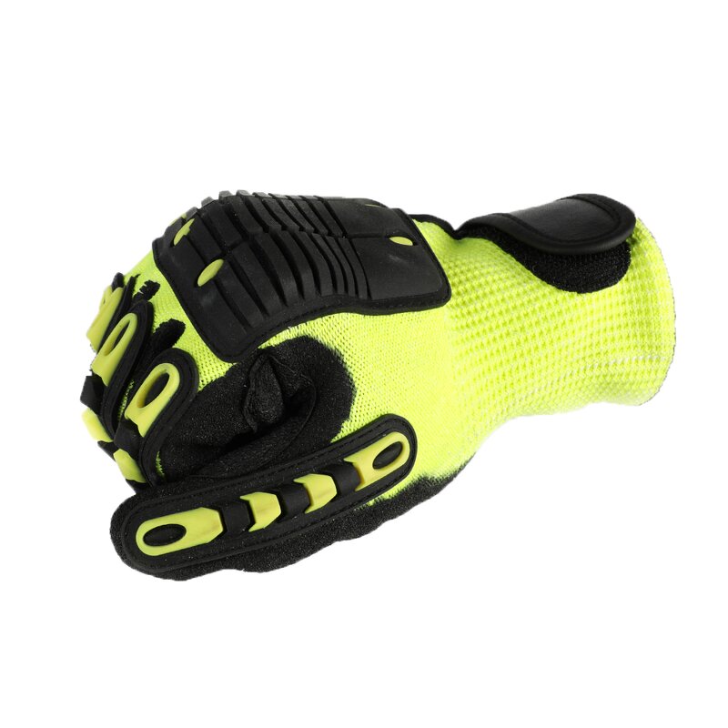 Anti Impact Gloves Supplier - Hot Selling Yellow Mechanic High Performance