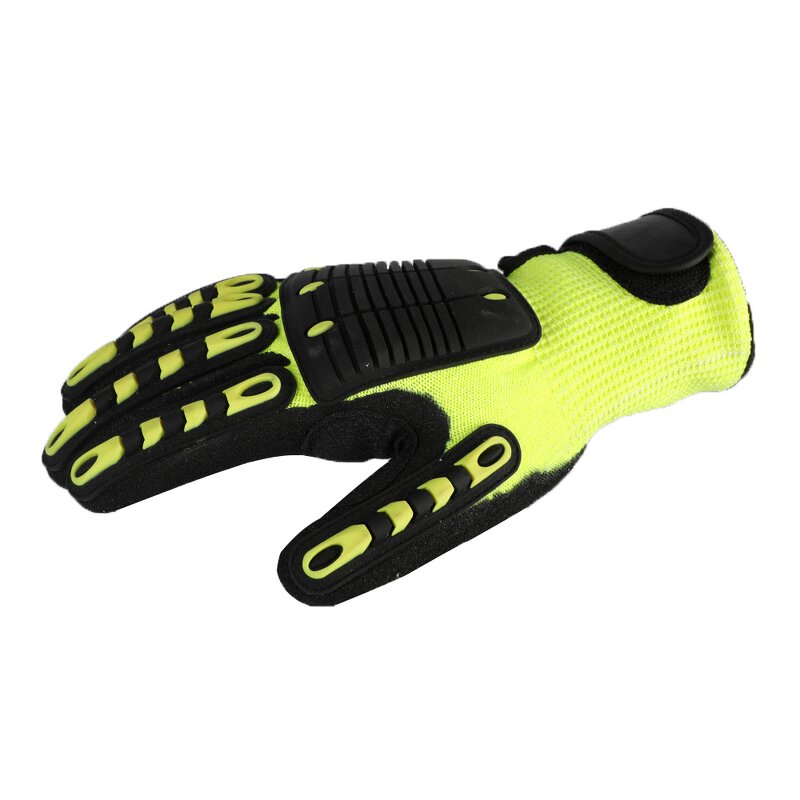 Anti Impact Gloves Supplier - Hot Selling Yellow Mechanic High Performance