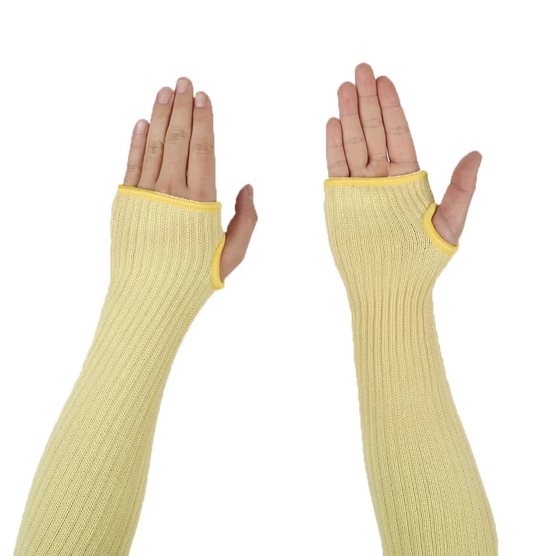 Anti Cut Sleeves Factory - Kevlar Fire Proof Aramid Fiber Yellow