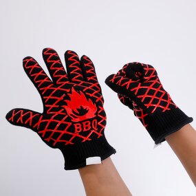 Aramid BBQ Gloves Supplier - Custom Supplier Kitchen Oven Fire Proof