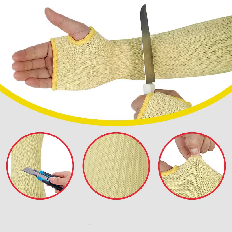 Fireproof Aramid Sleeve Supplier - Safety Working Anti-cut Gardening Arm
