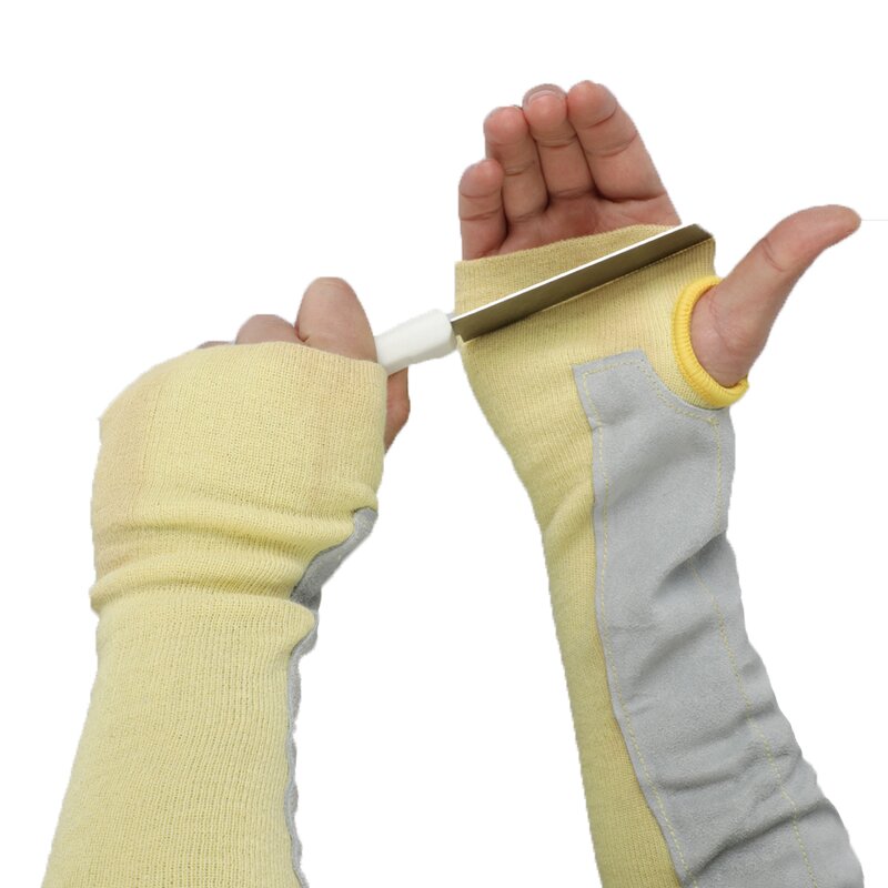 HPPE Arm Sleeves Manufacturer - Level 5 Knitted Long Half Finger Cut