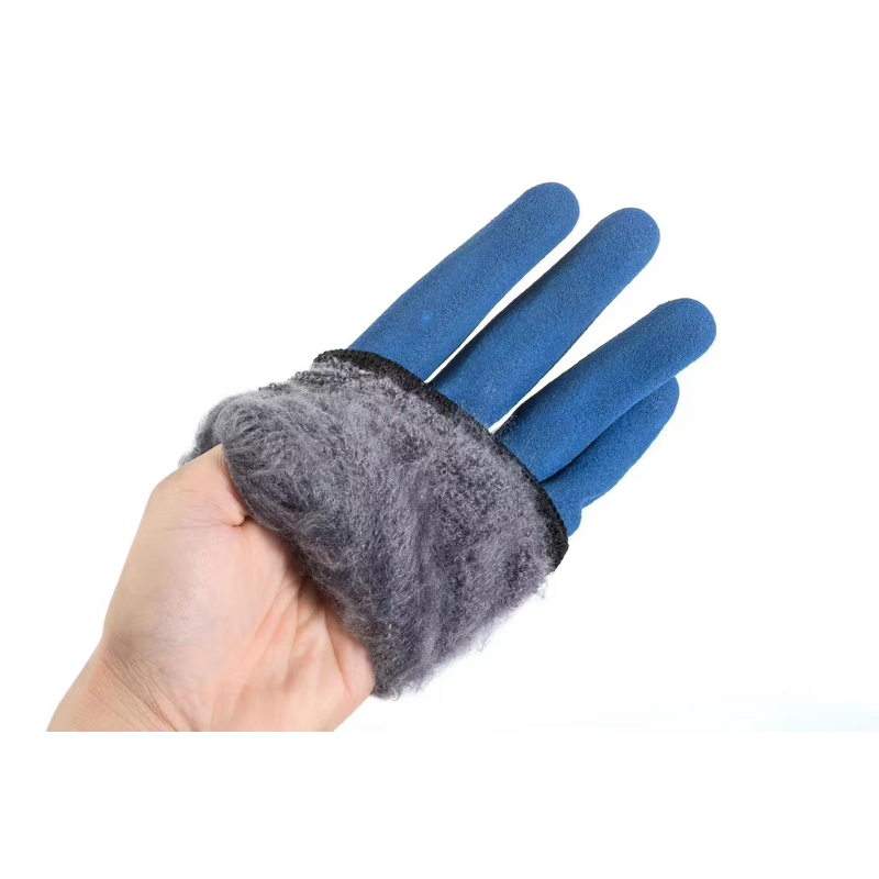 Waterproof Work Gloves Supplier - Double Latex Coated Garden Windproof