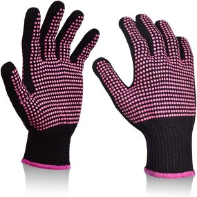 Heat Proof Gloves Manufacturer - PVC 250 Degree for Hair Non-slip