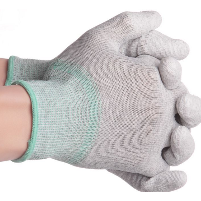 ESD Gloves Supplier - High Quality Top Fit Pu Finger Dipped