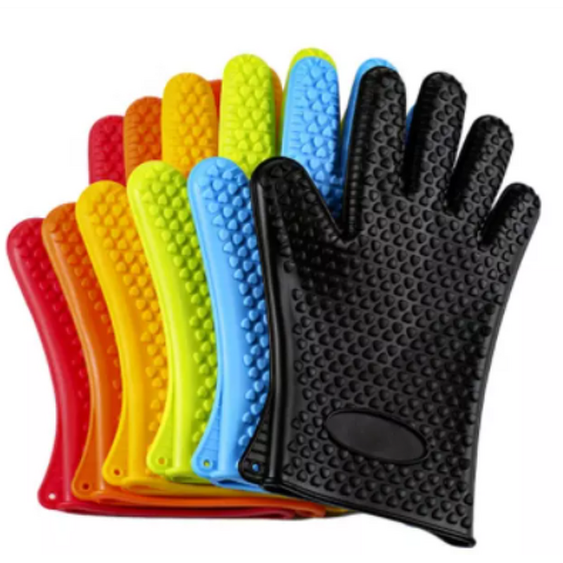 Silicone Heat-resistant Gloves Factory - Cooking Barbecue Kitchen Microwave