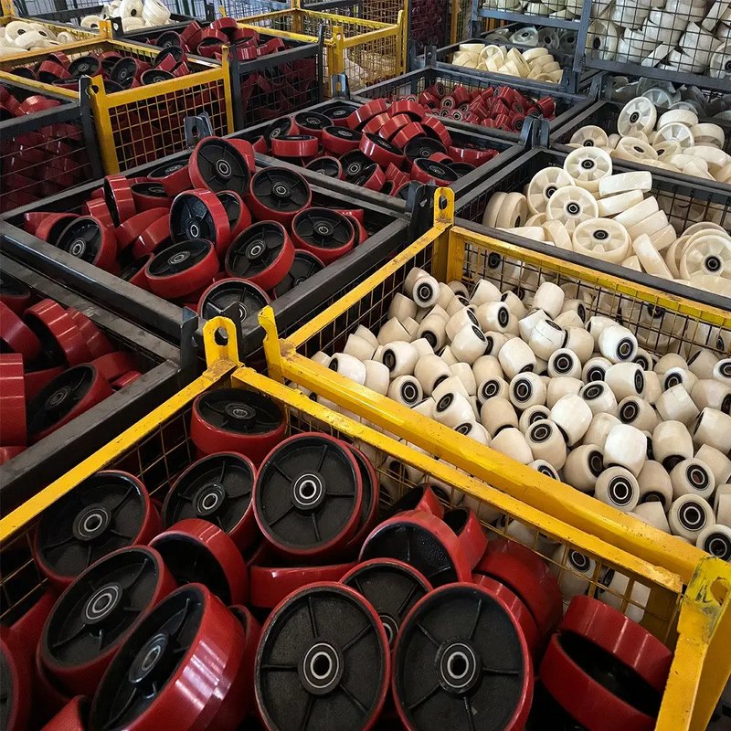 Forklift Accessories Factory - Customizable Pallet Truck Solid Nylon Casters