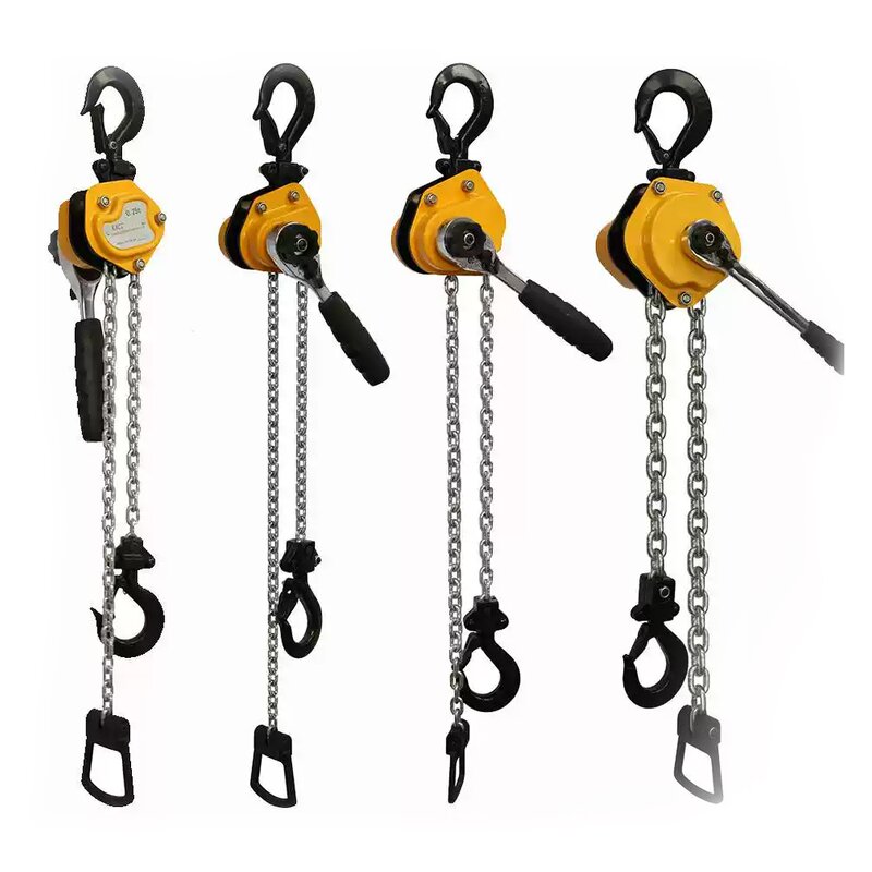 Hand Chain Hoist Factory - 1 Ton Steel Construction Hand Pull Lifting