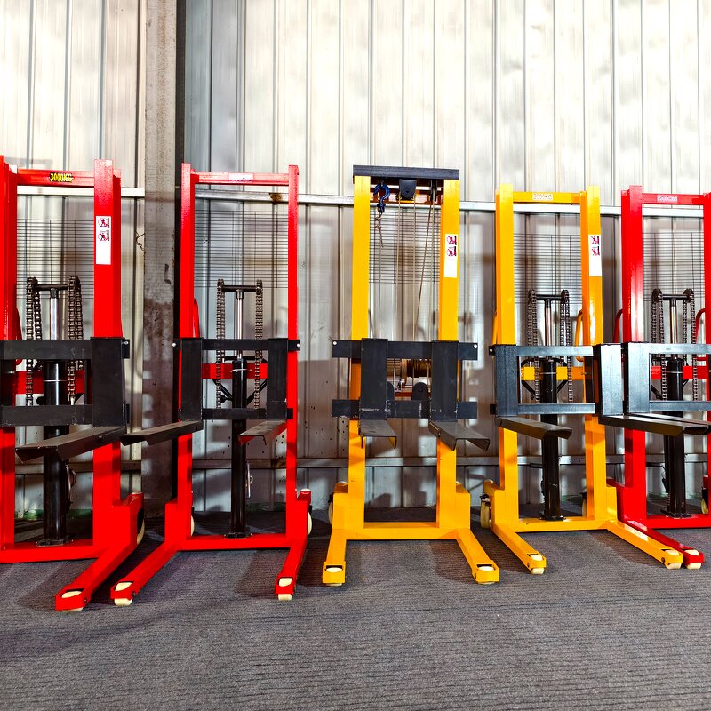 Manual Stacker Supplier - Hand Forklift Truck Custom C Shaped Steel