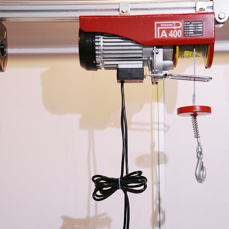 Electric Hoist Supplier - 12m 200kg Industrial Single Rope Remote