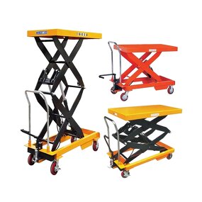 Hydraulic Lift Platform Manufacturer - Double Scissor Manual 150kg