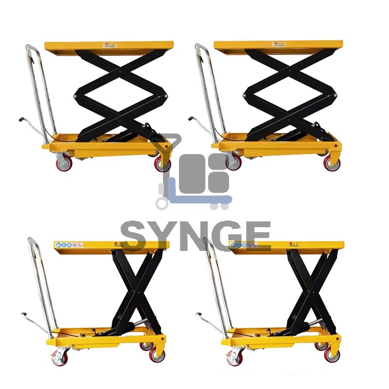 Hand Lift Table Supplier - Portable Manual Hydraulic Lift Table Trolley