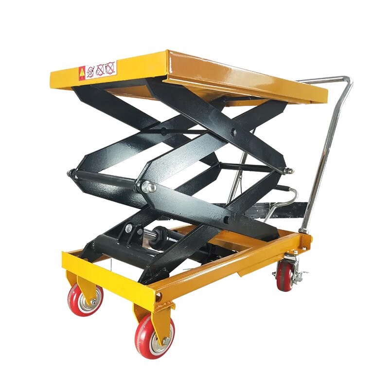 Hydraulic Lift Platform Manufacturer - Double Scissor Manual 150kg