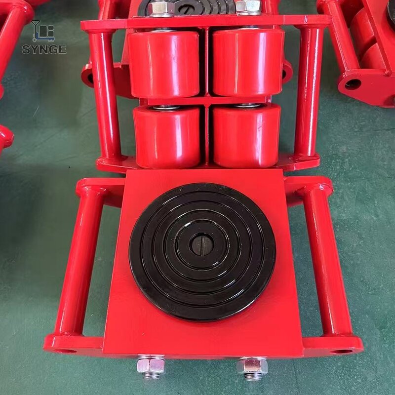 Moving Skates Factory - Enclosed Steel Structure 6t-24t Hand Cranking