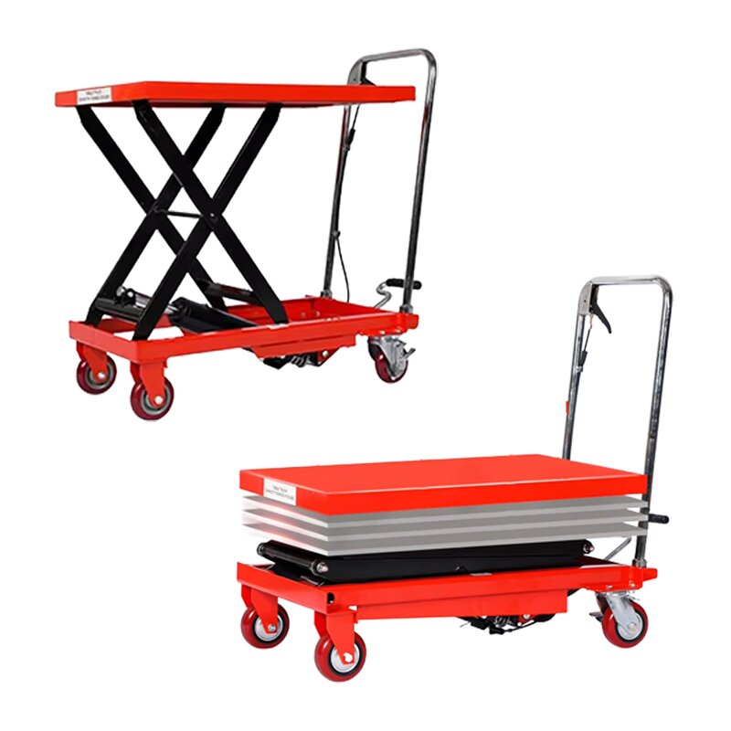 Hydraulic Lift Platform Manufacturer - Double Scissor Manual 150kg