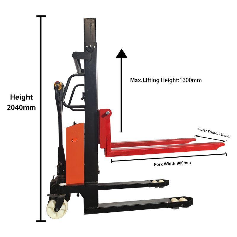 Electric Forklift Stacker Factory - 1 Ton 2 Ton Small Dump Lift Truck