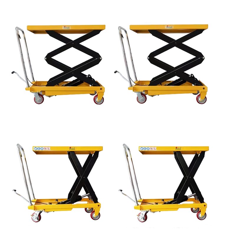 Hydraulic Lift Platform Manufacturer - Double Scissor Manual 150kg