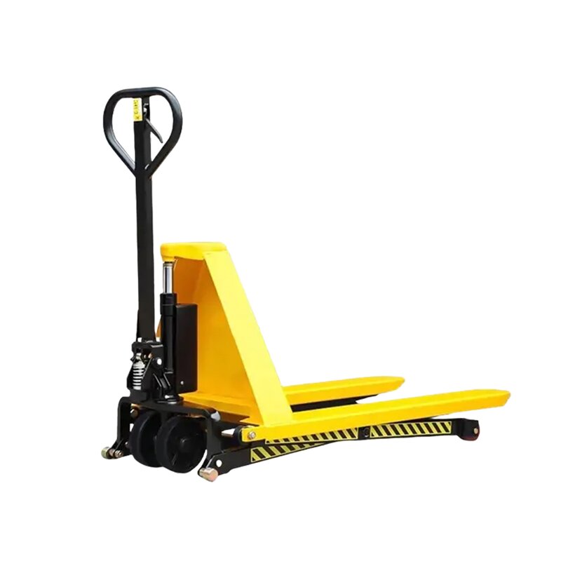 High Lift Pallet Truck Factory - 1ton 1.5ton with PU/Nylon Wheels Offroad
