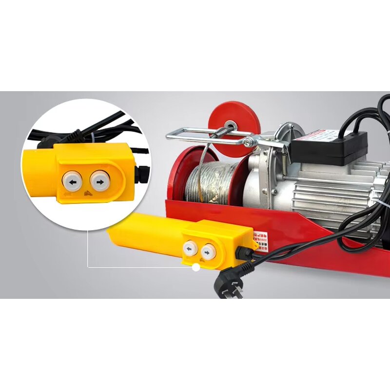 Electric Hoist Supplier - 12m 200kg Industrial Single Rope Remote