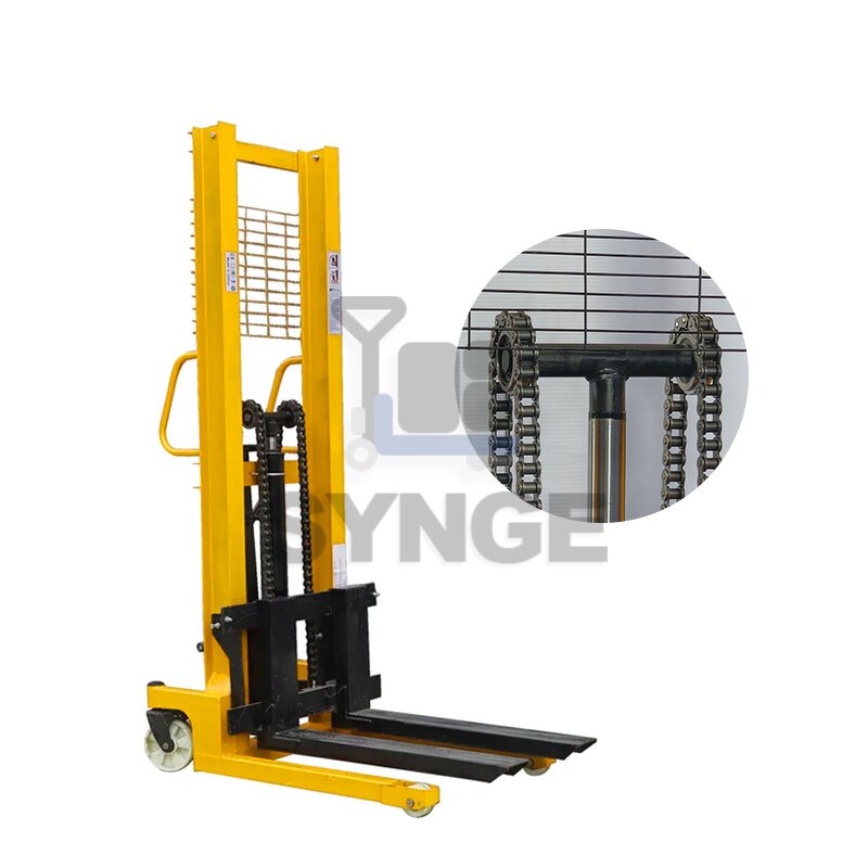 Manual Stacker Supplier - Hand Forklift Truck Custom C Shaped Steel