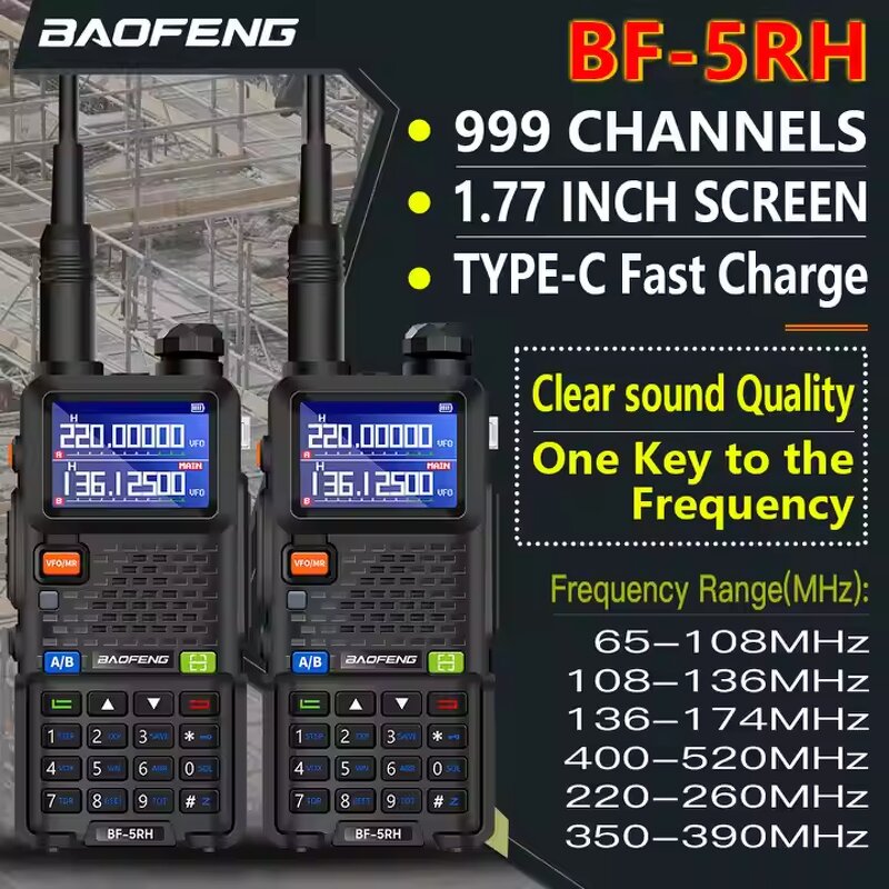 Handheld Walkie Talkie Supplier - Baofeng BF-5RH 10W 10km Analog