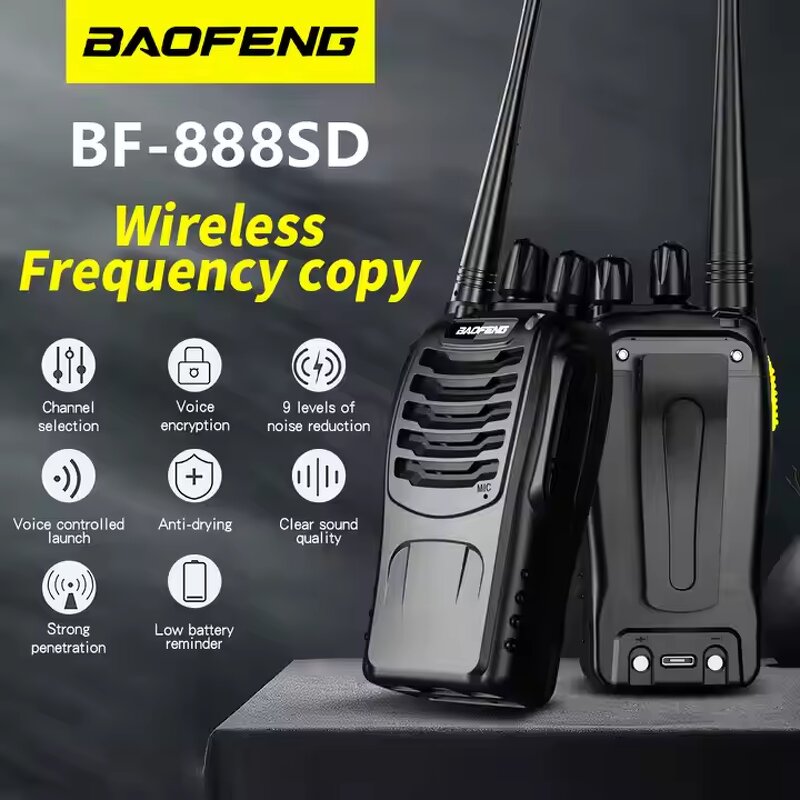 GMSK Digitale Walkie Talkies Manufacturer - Baofeng BF-888SD Noise