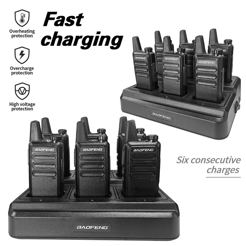 Portable Walkie-Talkie Set Supplier - 6PCS Baofeng BF-888SPLUS High-Power