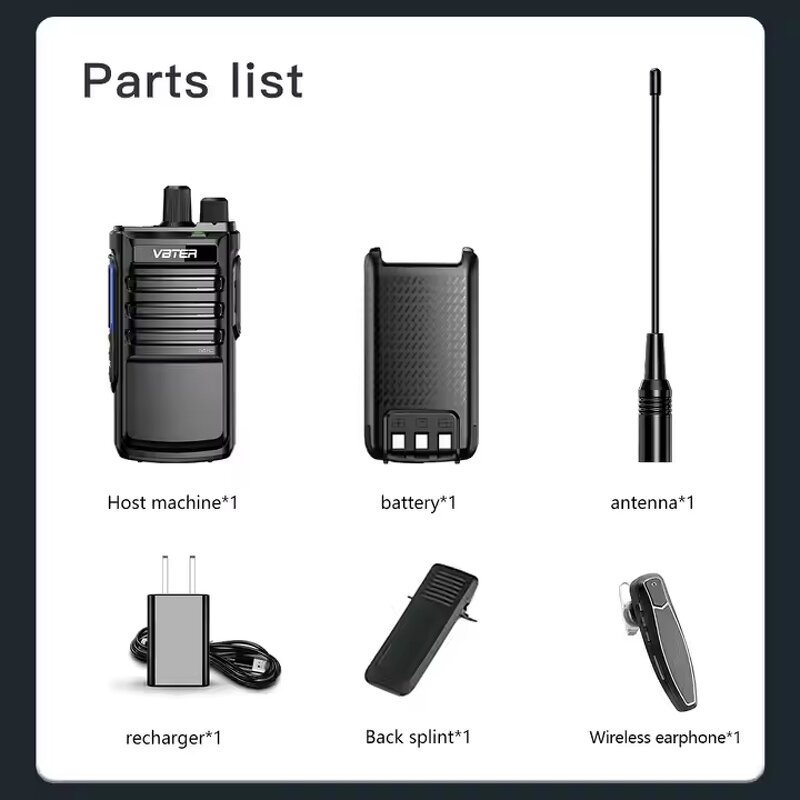 High Power Walkie-Talkie Manufacturer - VBTER WBT-508 15km 4800mAh