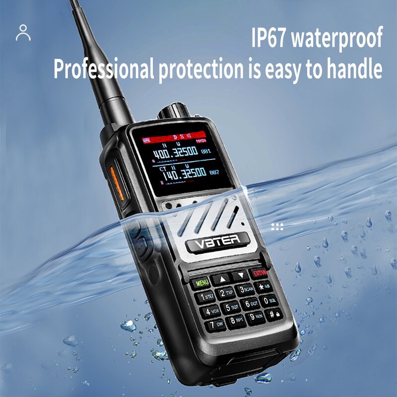 IP67 Walkie Talkie Supplier - VBTER Portable Wireless Handheld VHF