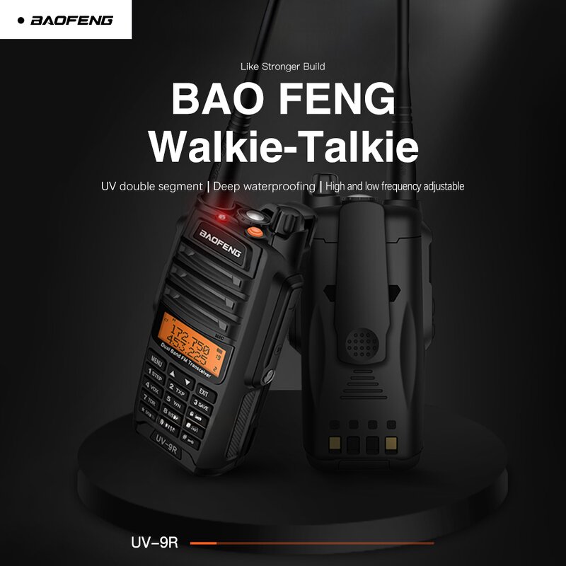 Dual Band Walkie Talkie Supplier - BF UV-9R Plus High Quality GMRS