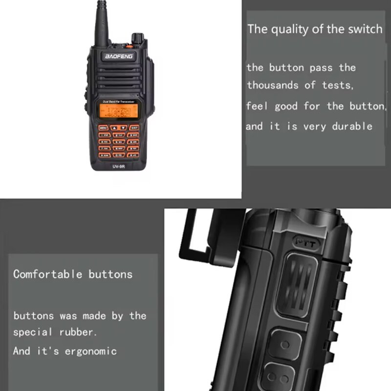 Portable Radio Walkie Talkie Manufacturer - Baofeng UV-9R Dual Band