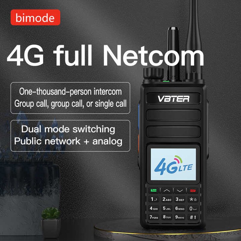 Dual-Mode 4G Radio Manufacturer - VBTER WBT UHF 5W GPS POC Global