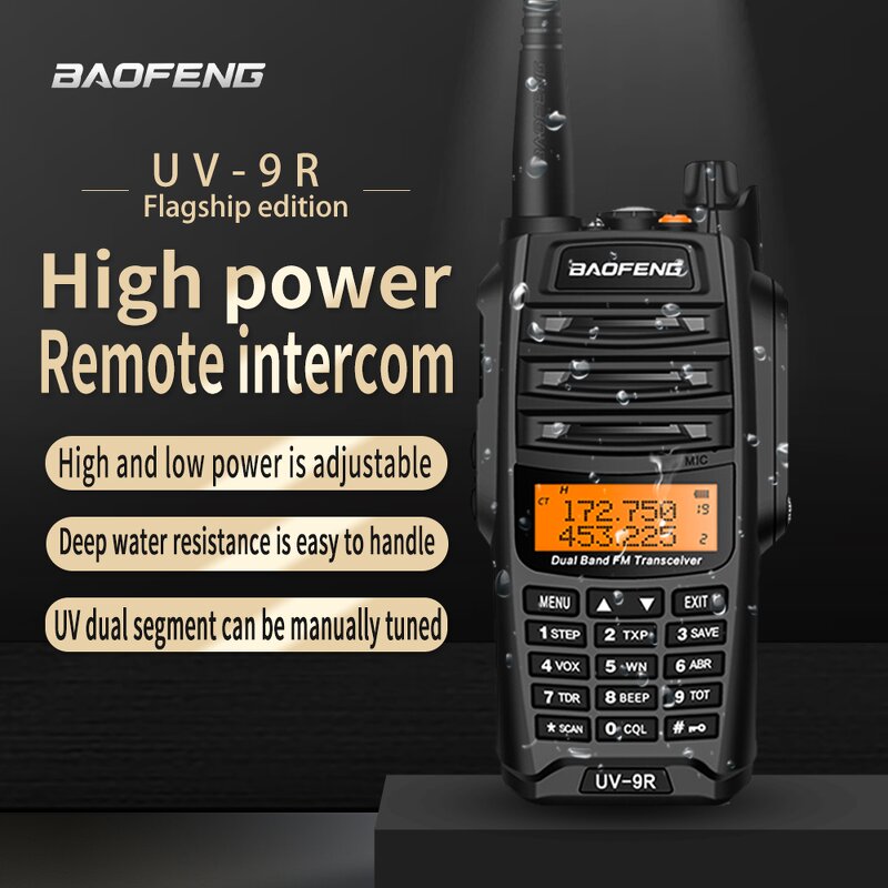 Dual Band Walkie Talkie Supplier - BF UV-9R Plus High Quality GMRS