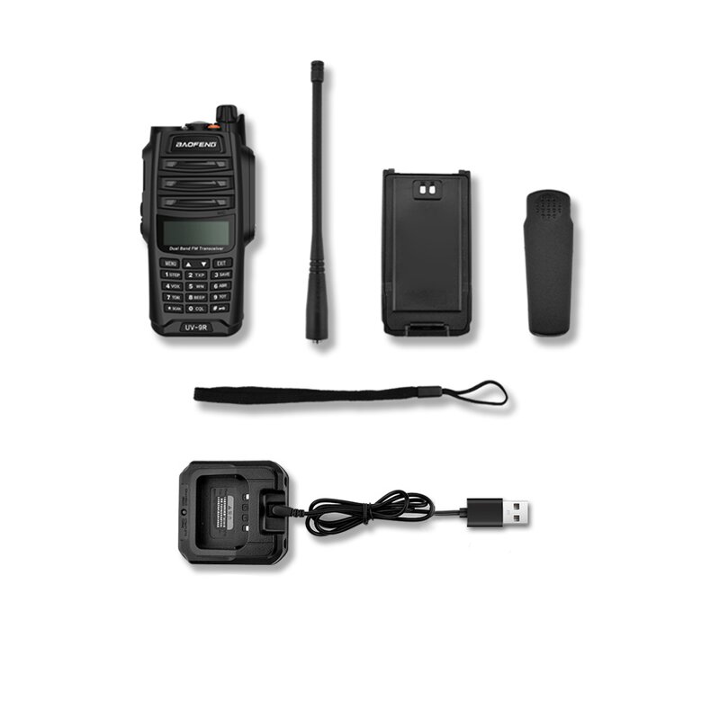 Dual Band Walkie Talkie Supplier - BF UV-9R Plus High Quality GMRS