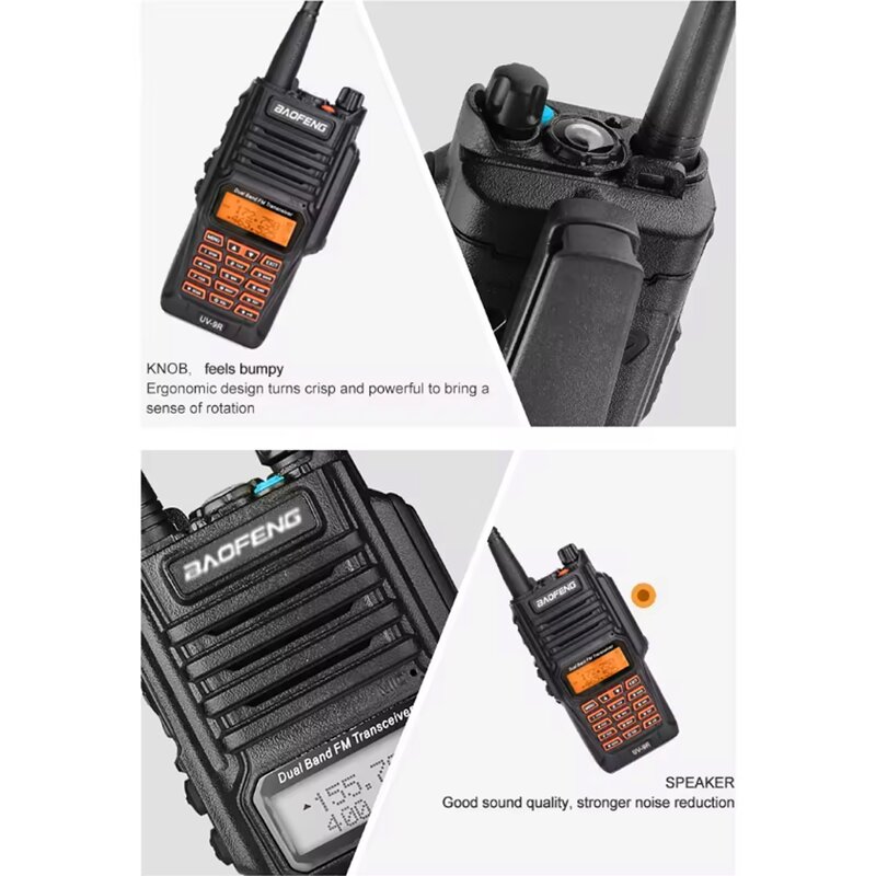 Portable Radio Walkie Talkie Manufacturer - Baofeng UV-9R Dual Band