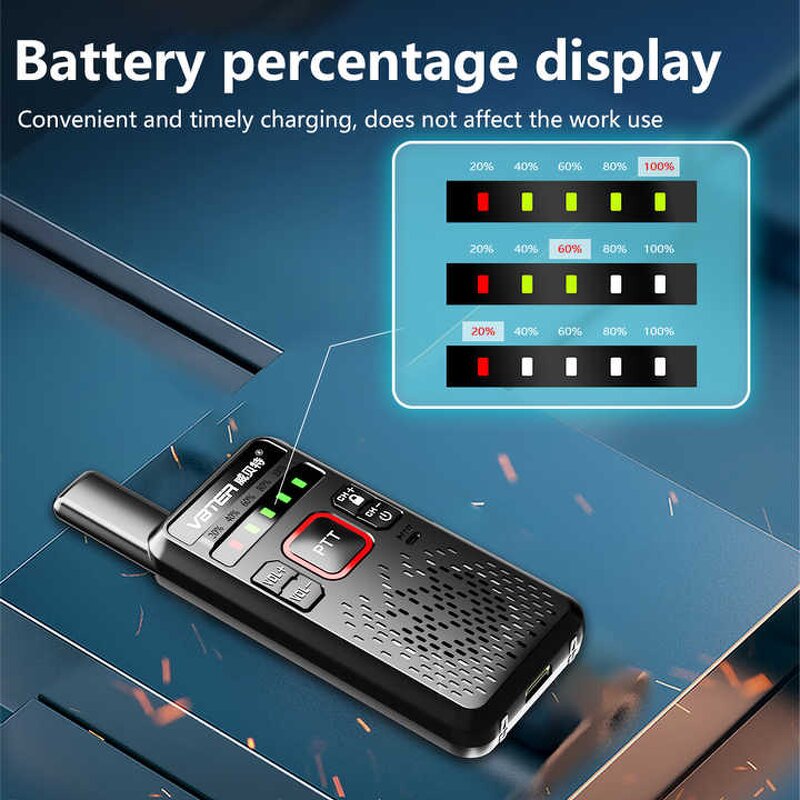 High-Power FM Radio Supplier - VBTER WBT-V1 Mini Two-Way 5-Kilometer