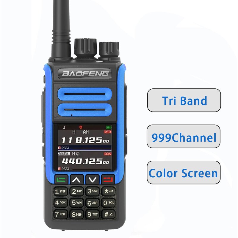 Tri Band Walkie Talkie Manufacturer - Tri Band 5W Baofeng BF-1802 999Channel