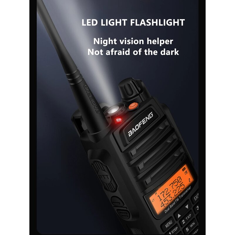 High-Power Walkie Talkie Supplier - Baofeng Uv 9r Plus 8W Dual Band