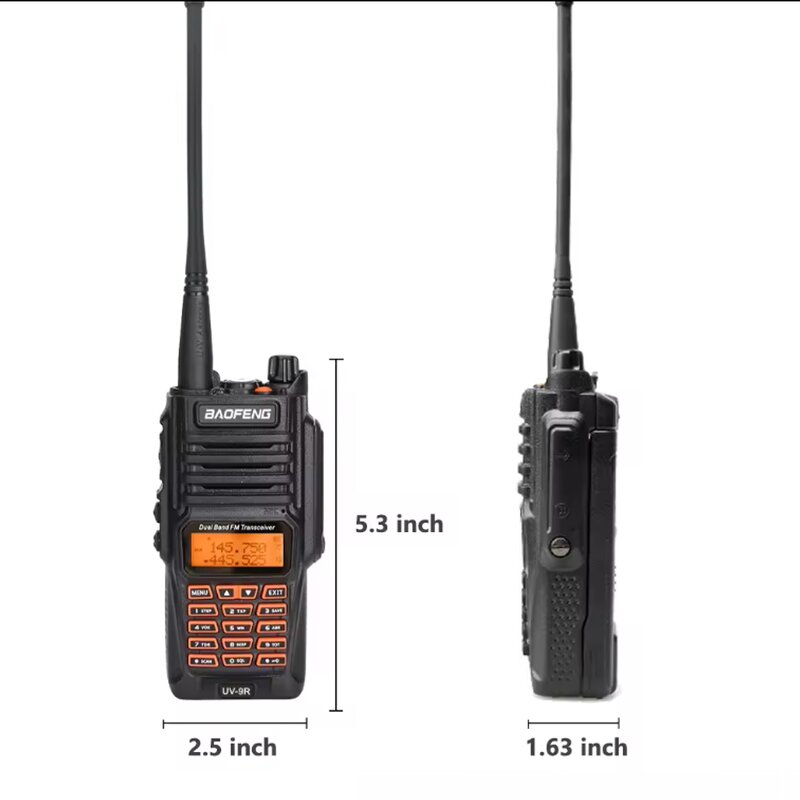 Waterproof Dual-Band Walkie Talkie Supplier - Baofeng UV-9R 5W IP54