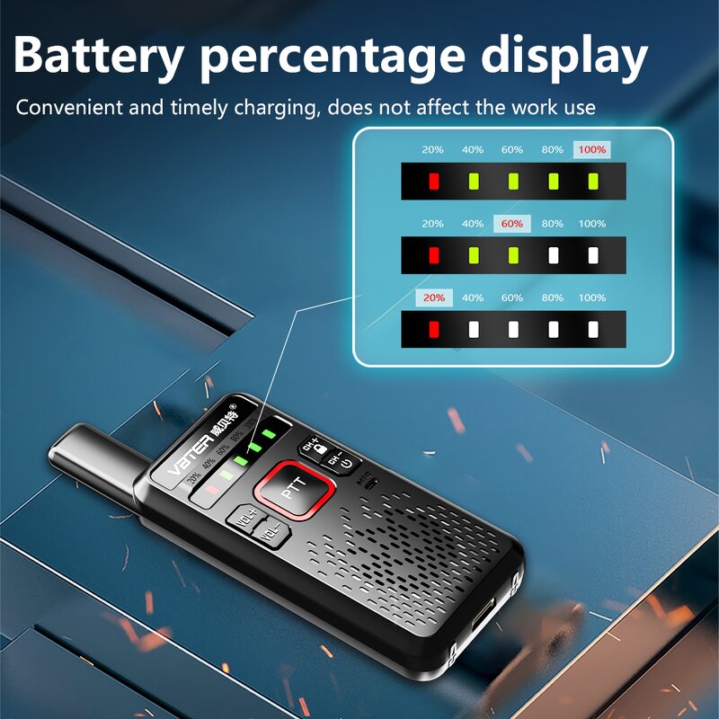 Mini FM Radio Walkie-Talkie Supplier - VBTER WBT-V1 High-Power Long Range