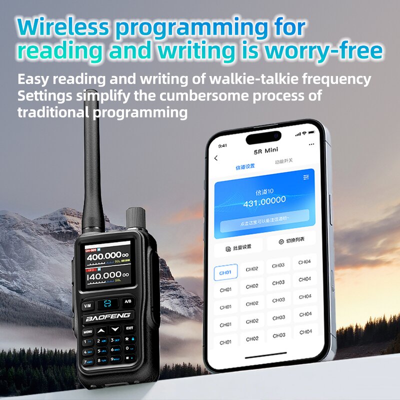 Walkie Talkie Supplier - OEM/ODM Baofeng UV 5RMINI Wireless AM Long