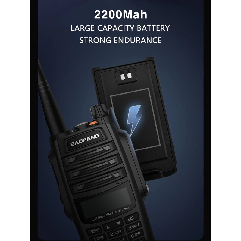 High-Power Walkie Talkie Supplier - Baofeng Uv 9r Plus 8W Dual Band