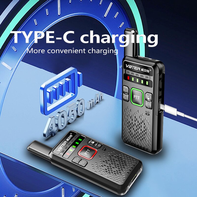 Mini FM Radio Walkie-Talkie Supplier - VBTER WBT-V1 High-Power Long Range