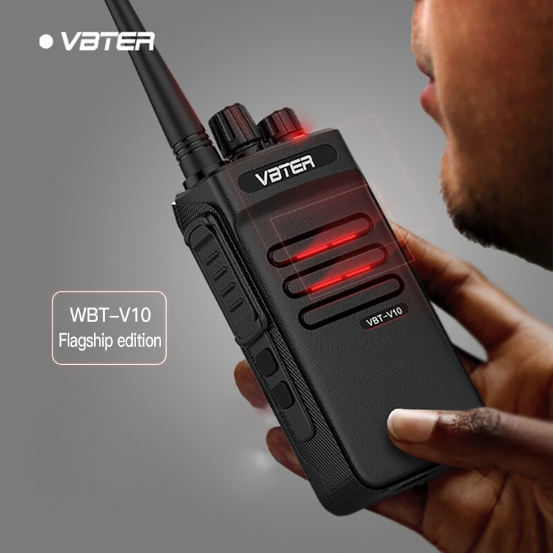 Handheld Walkie Talkie Supplier - VBTER 10W 16-Channel Black High