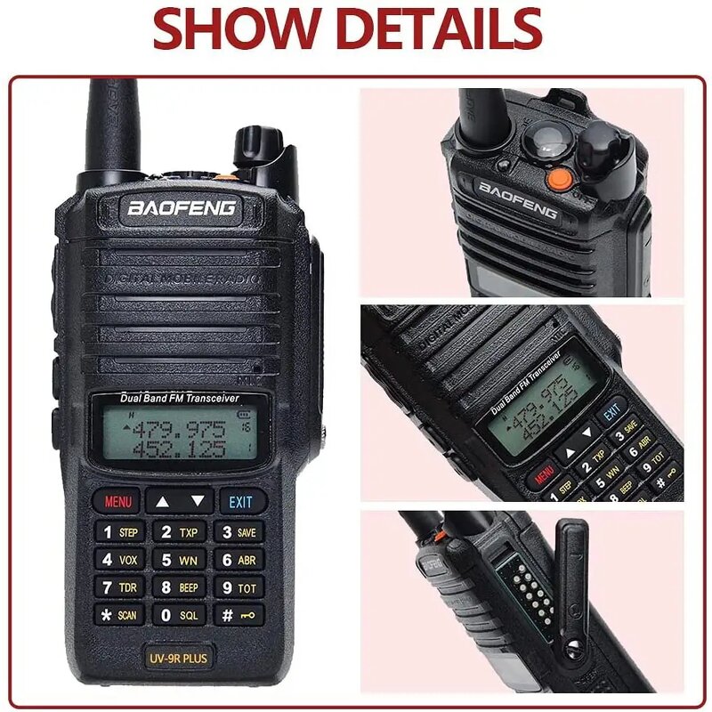 Dual Band Two Way Radio Manufacturer - Baofeng UV-9R Plus Waterproof
