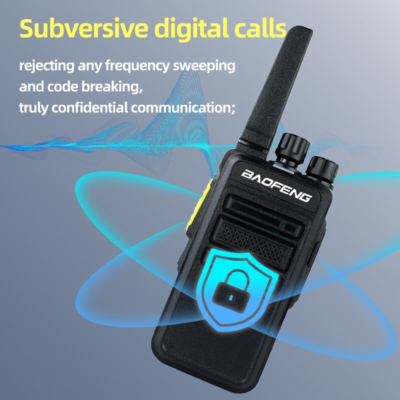 Dual Mode Radio Set Manufacturer - 6PCS Baofeng BD-V12B 10W GMSK