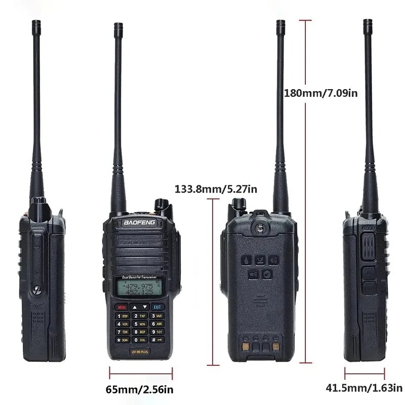 Portable Dual Band Walkie Talkie Supplier - Baofeng UV-9R Plus 10km